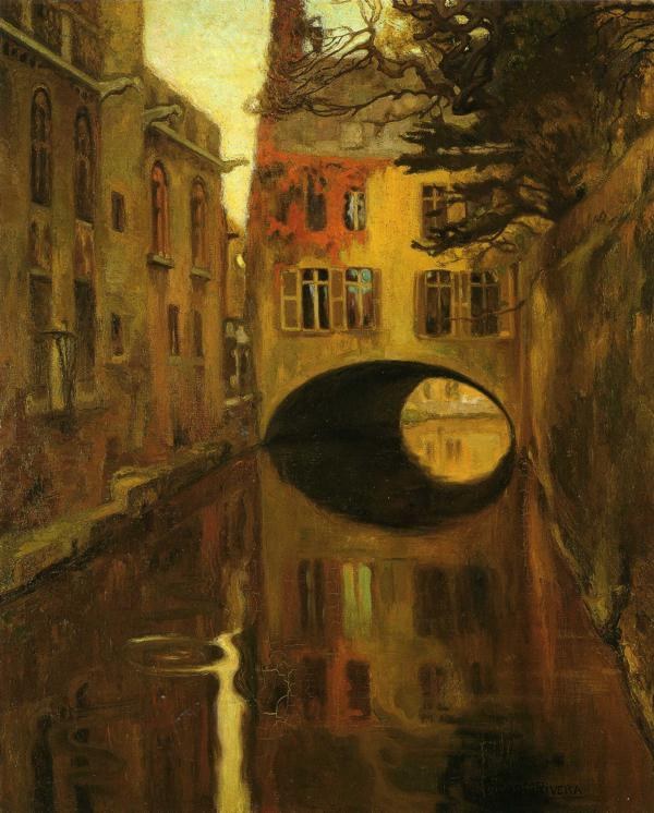 Diego Rivera House over the Bridge